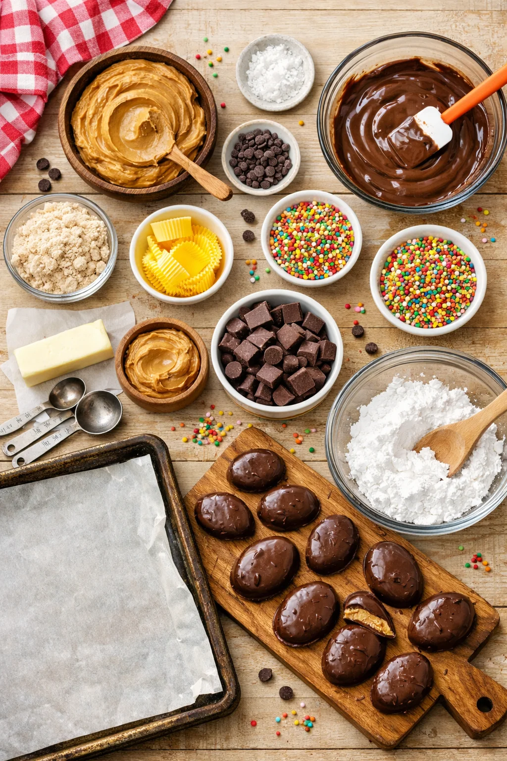 HOMEMADE REESE'S EGGS