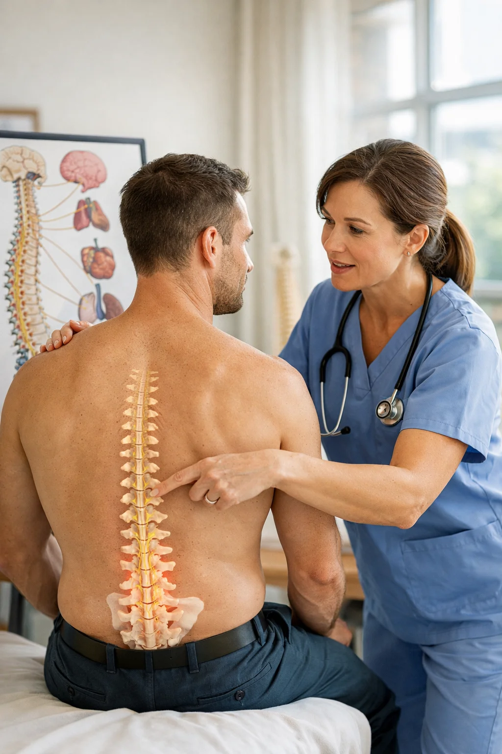 How The Spine Connects To All The Organs