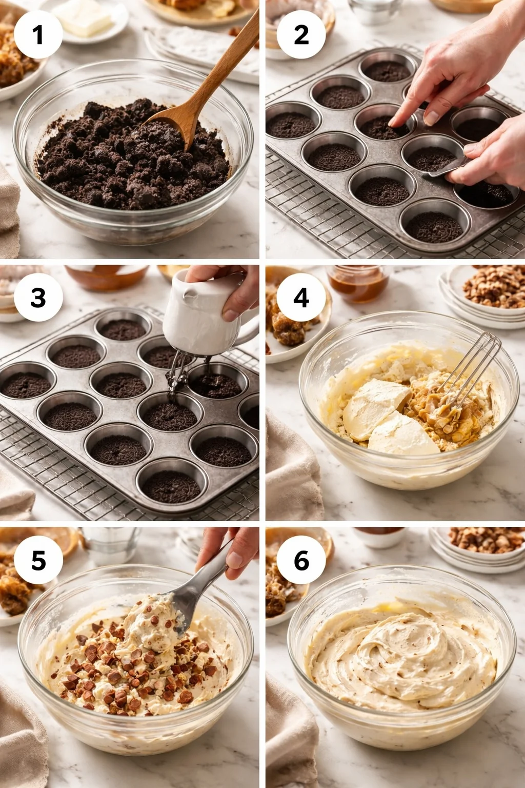 MINI SNICKERS CHEESECAKE!