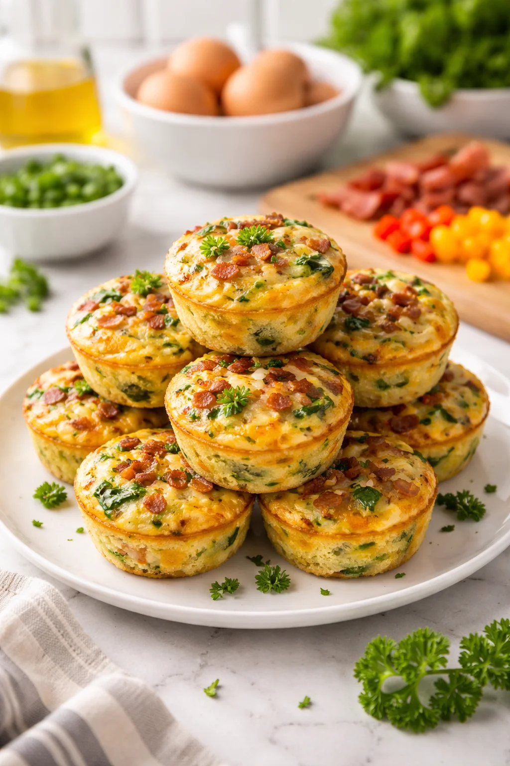 Muffin Tin Baked Eggs