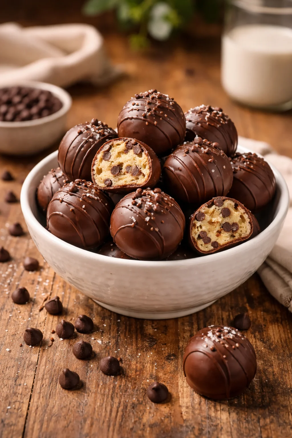 No-Bake Cookie Dough Truffles