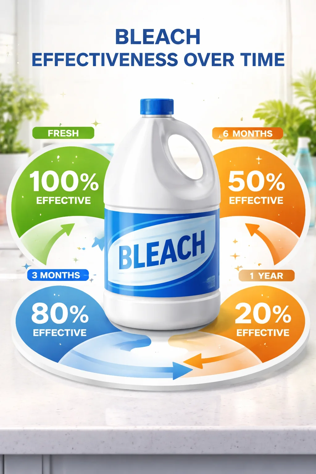 Nobody Tells You That Bleach Stops Working After 3 Months In The Bottle