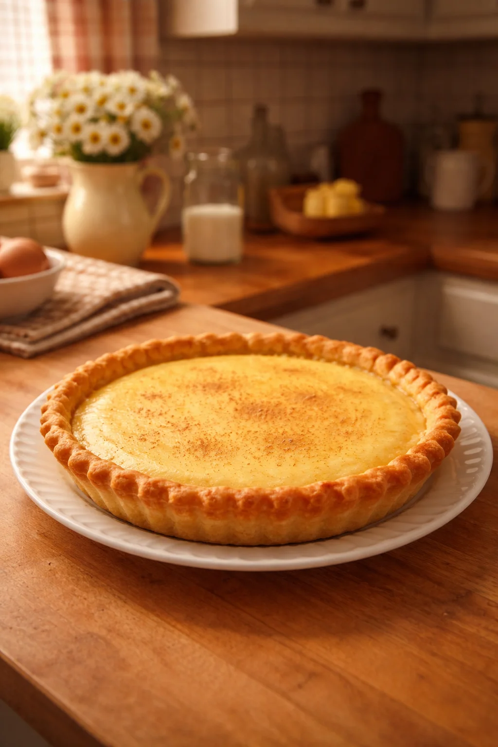 Old-Fashioned Custard Pie
