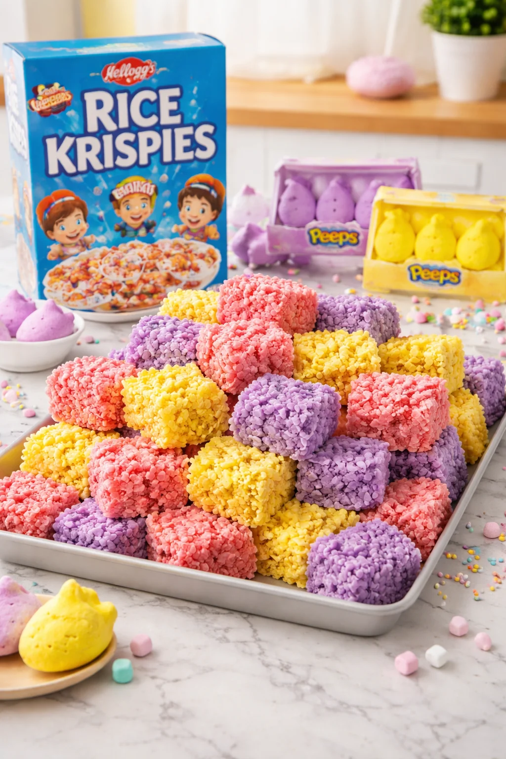 Peeps Rice Krispies Treats