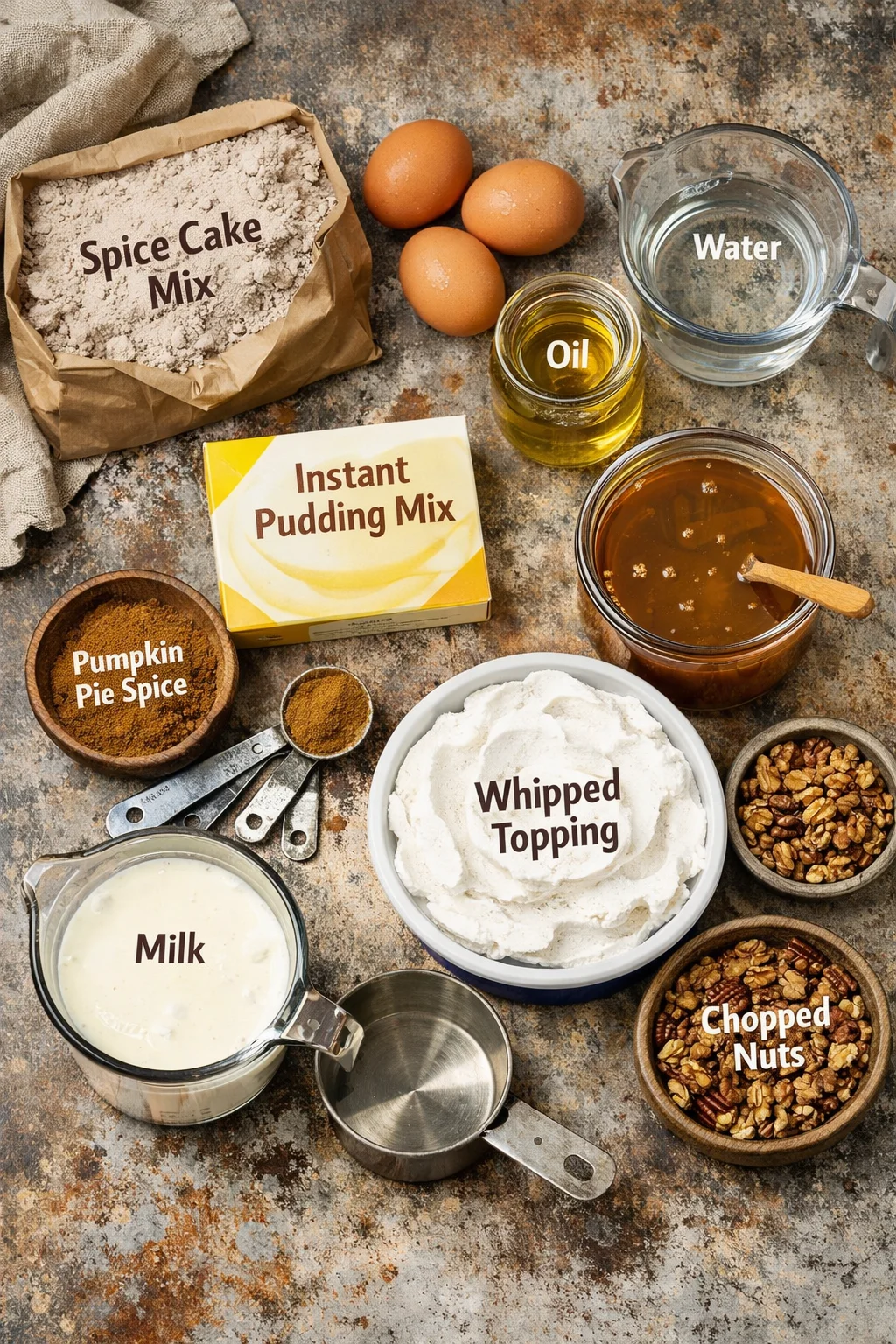 Pumpkin Spice Poke Cake