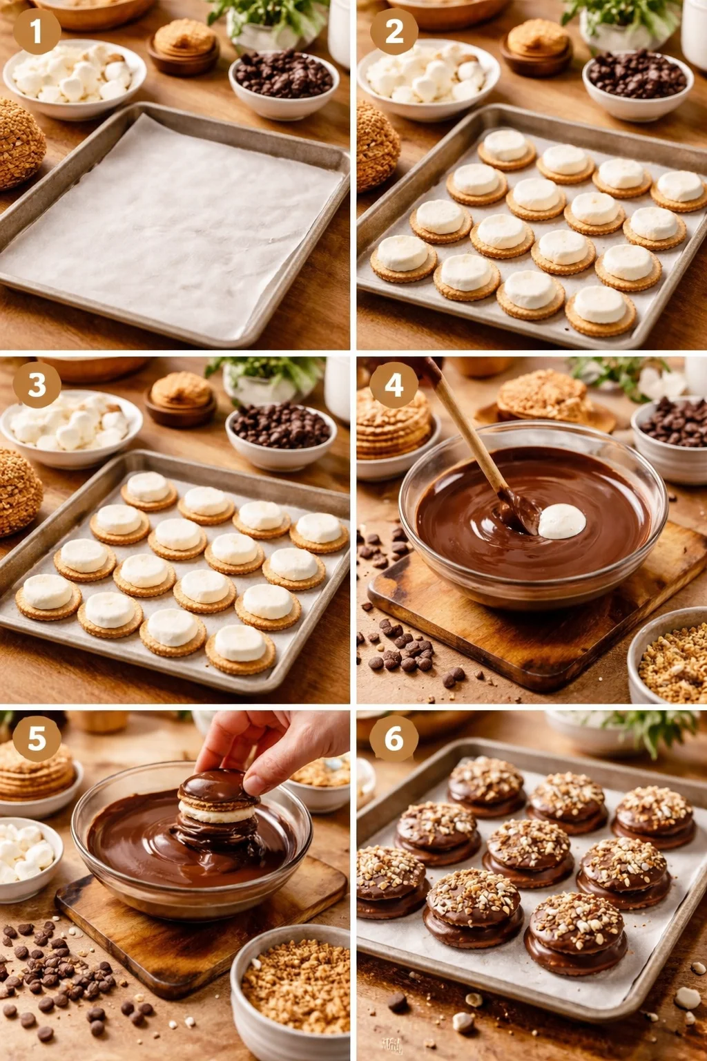 RITZ CRACKER SMORES COOKIES