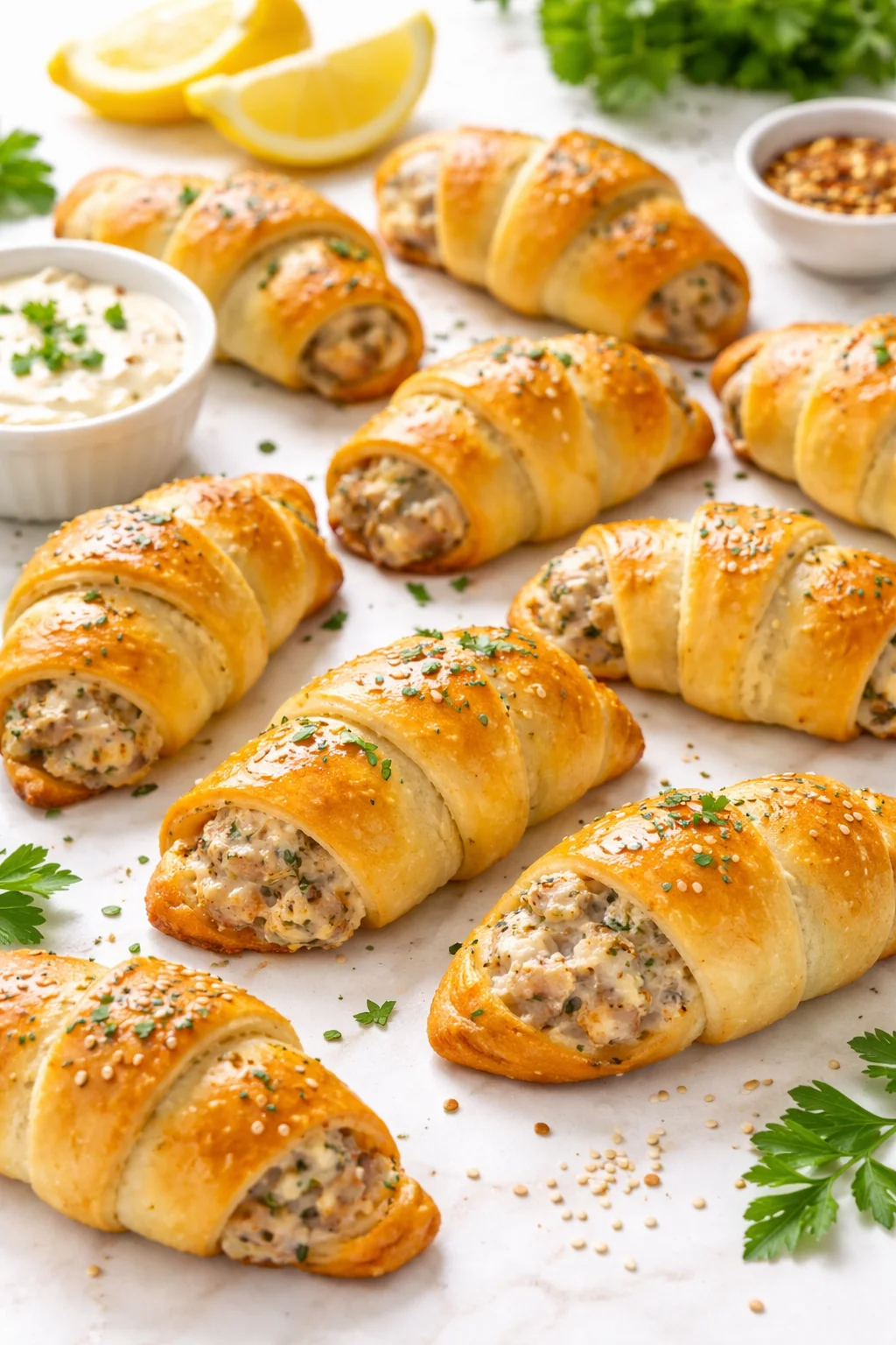 Sausage Cream Cheese Crescent Rolls