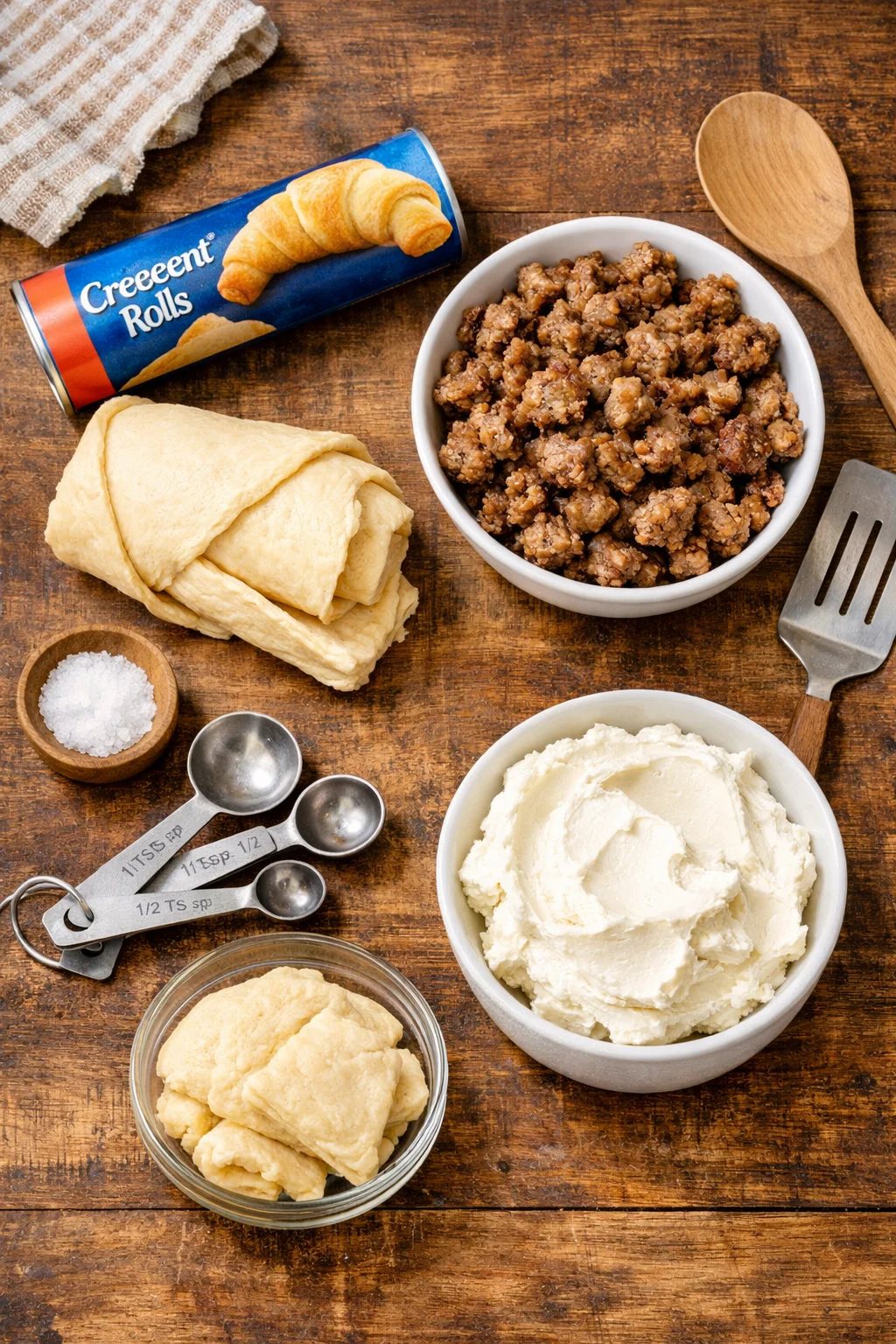 Sausage Cream Cheese Crescent Rolls