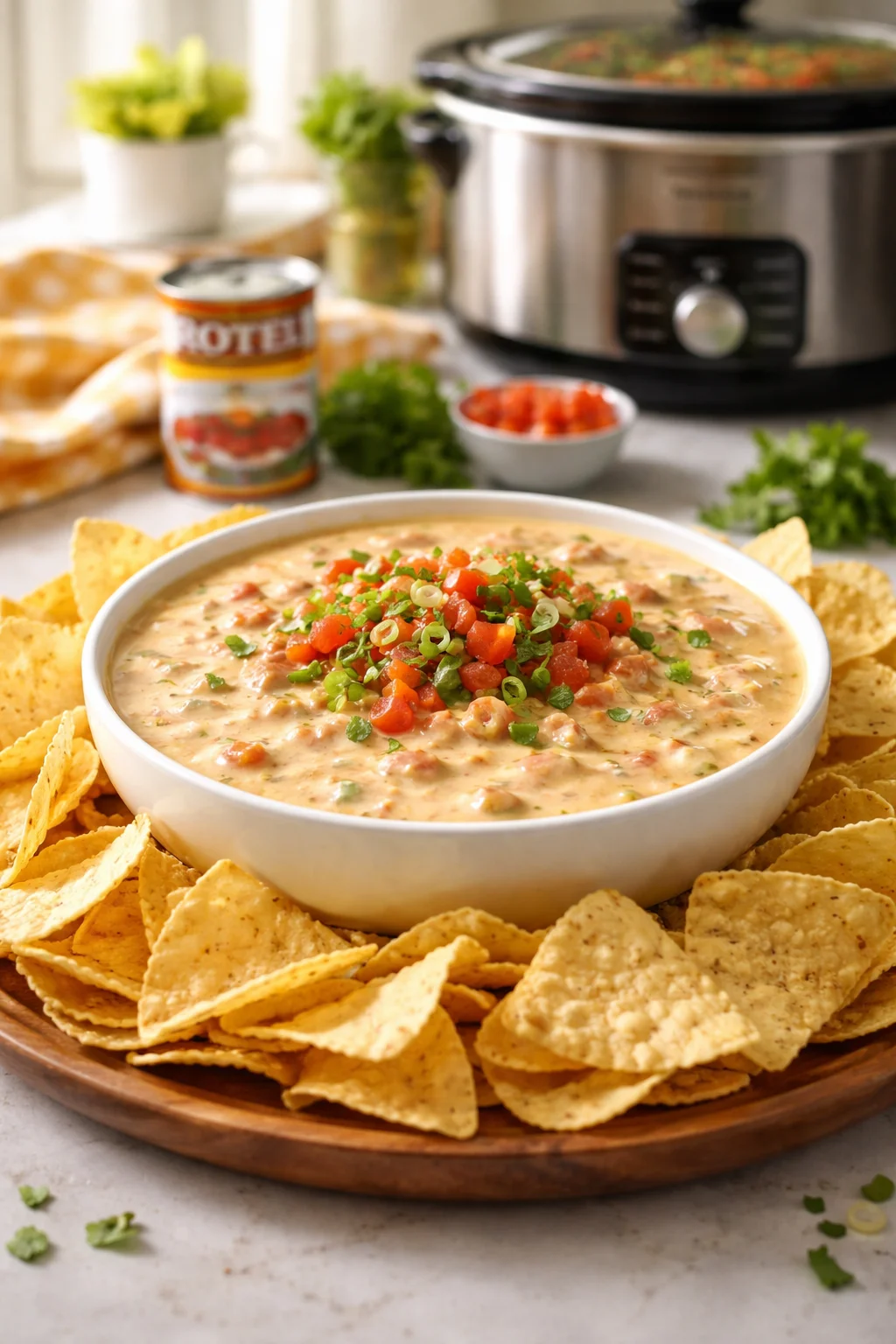 Slow Cooker Rotel Dip