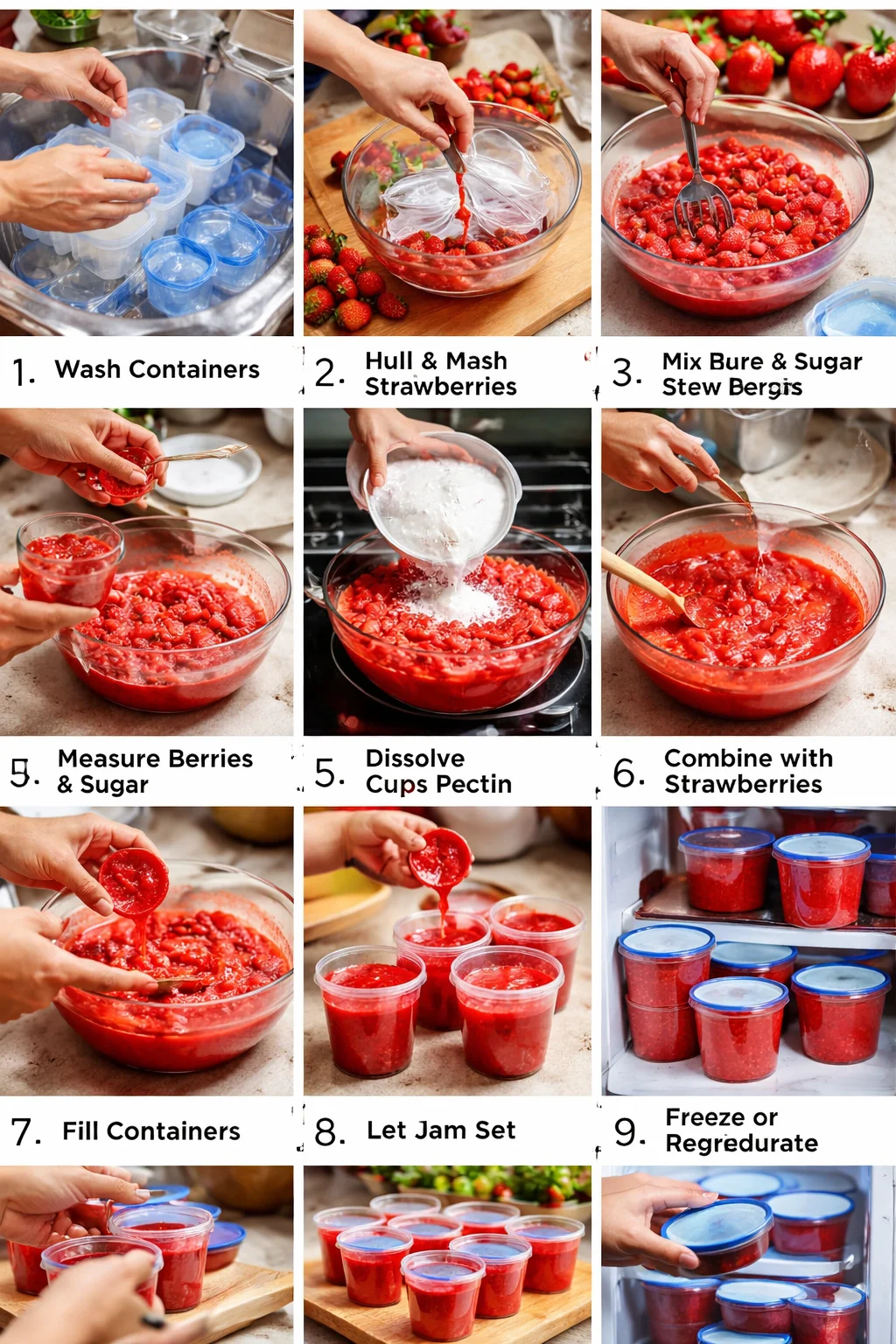 STRAWBERRY FREEZER JAM