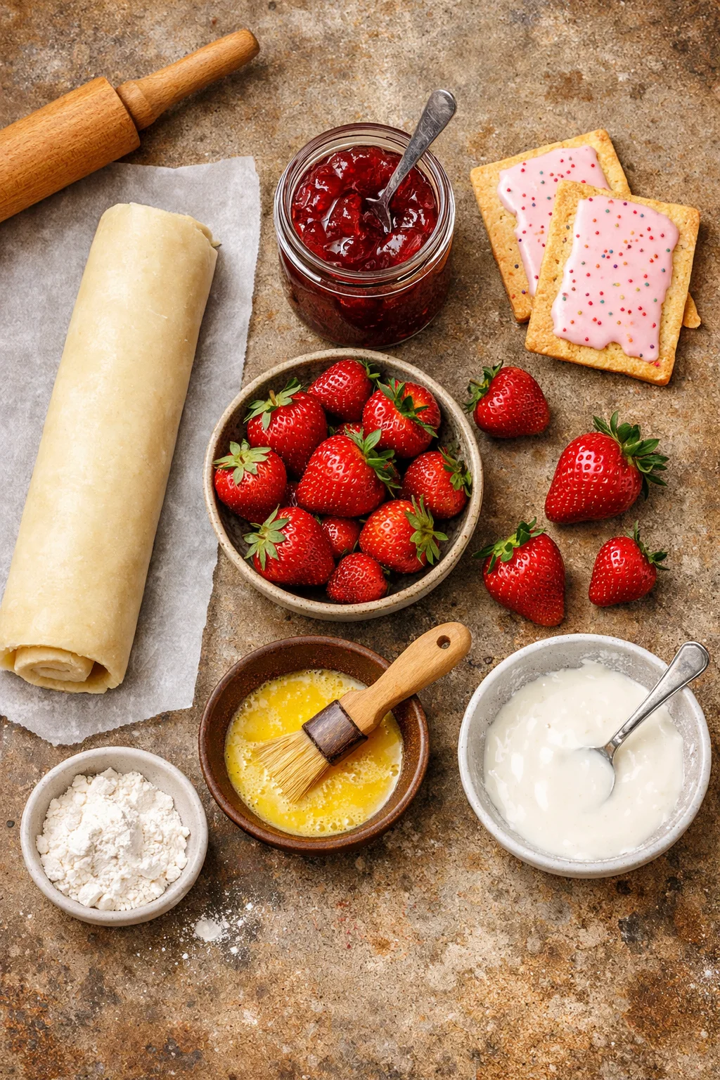 Strawberry Pop-Tart Pie