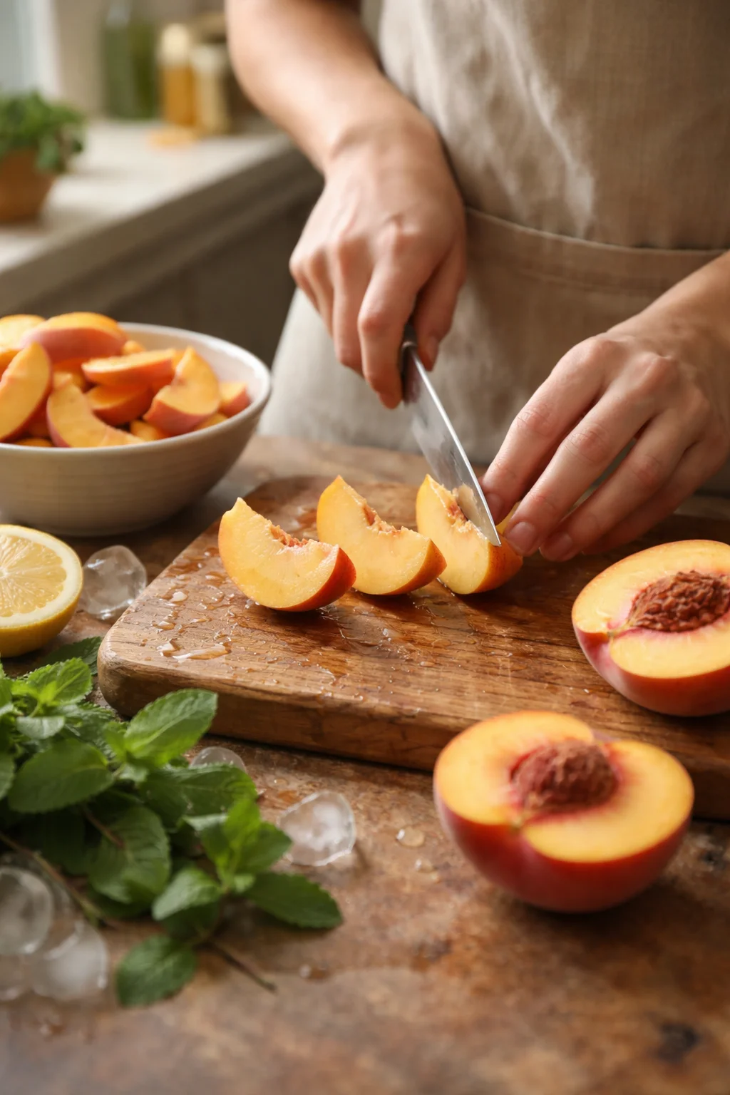 SWEET PEACH ICED TEA