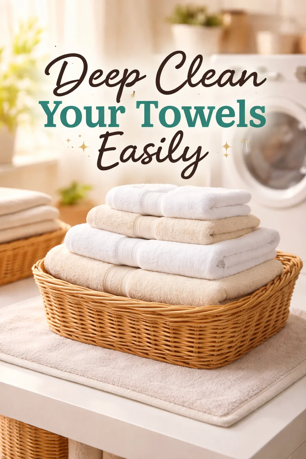 The Best Way To Deep Clean Your Towels