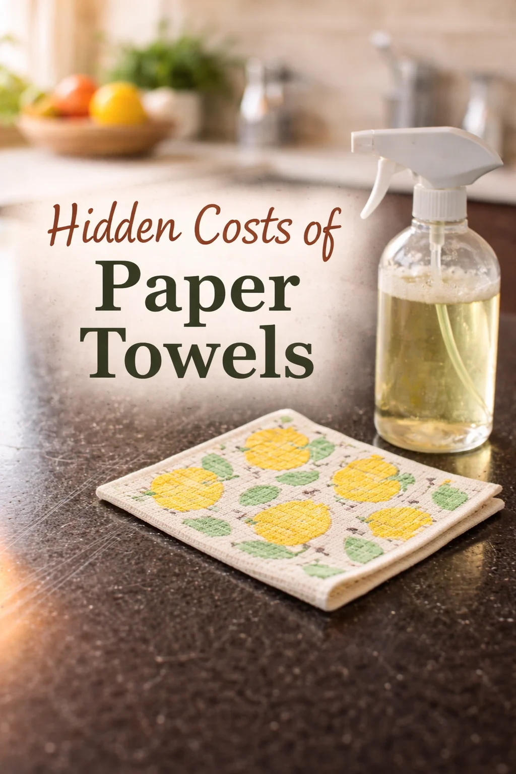 The Hidden Cost Of Using Paper Towels To Clean Surfaces