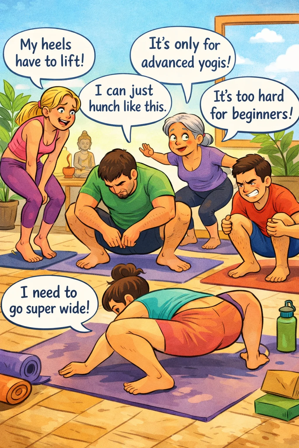 The Malasana Pose Reveals Many Benefits