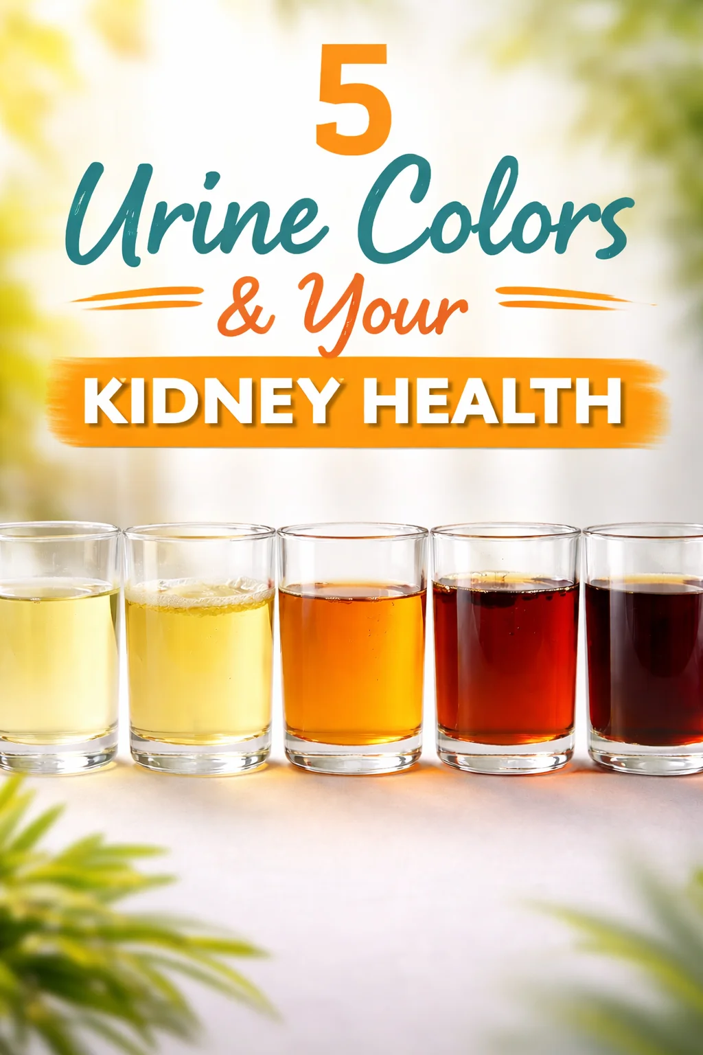 What These 5 Urine Colors Reveal About Your Kidney Health