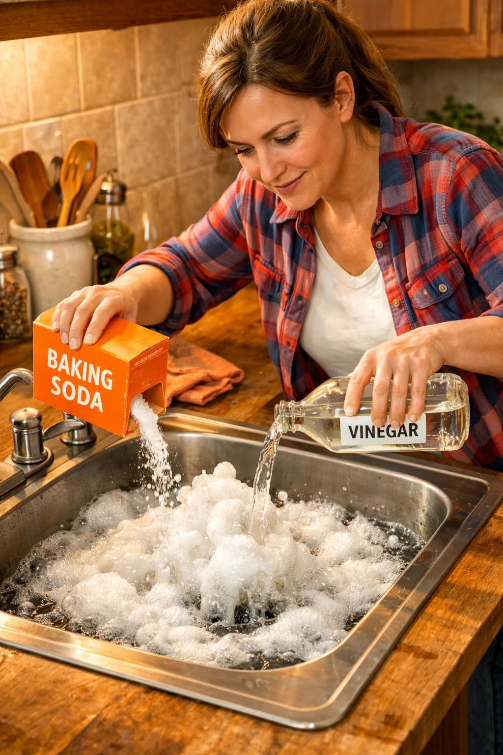 What This Simple Baking Soda Trick Does To Your Clogged Sink