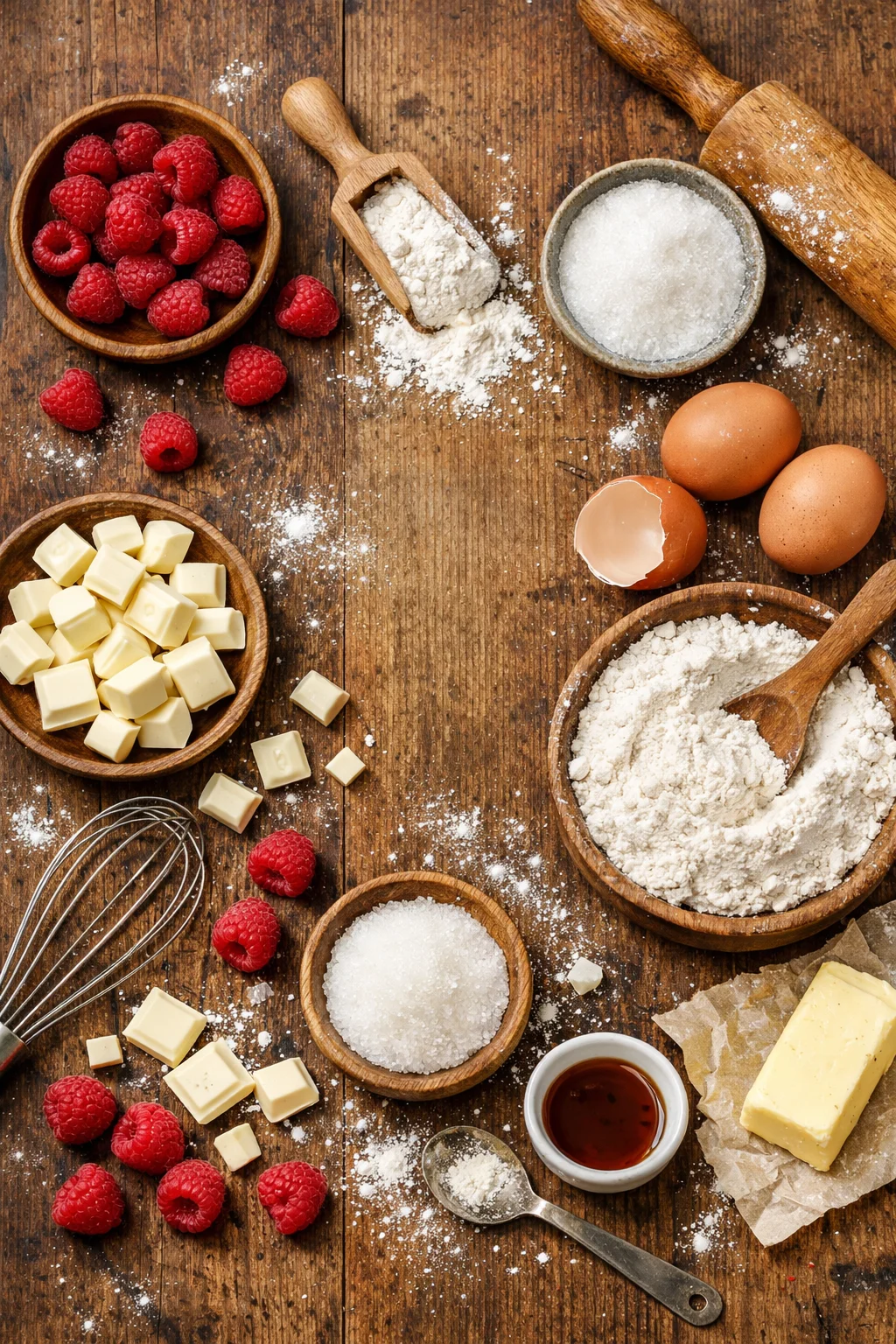 White Chocolate Raspberry Cookies