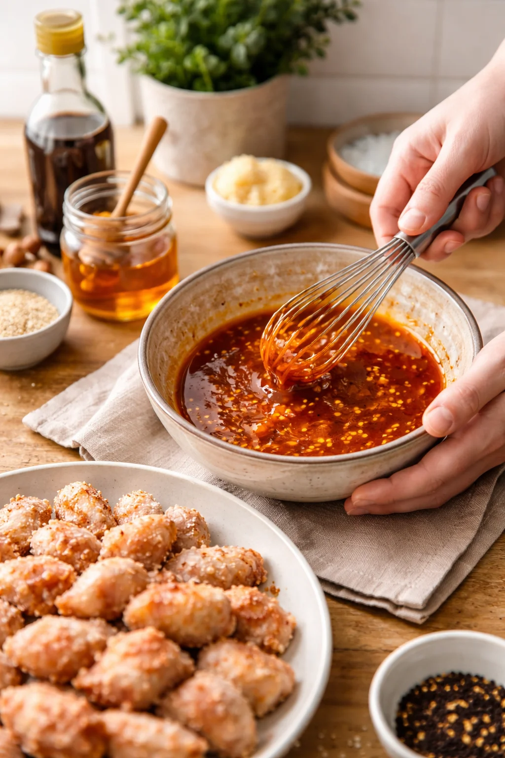 4-ingredient Orange Chicken