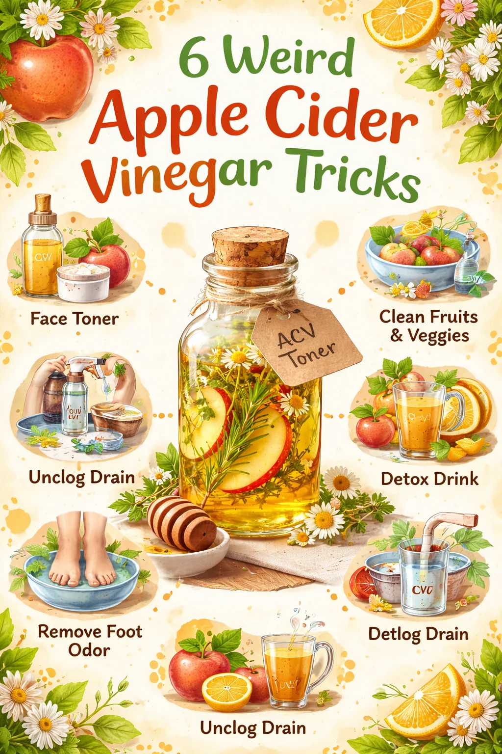 6 Weird Apple Cider Vinegar Tricks That Still Work