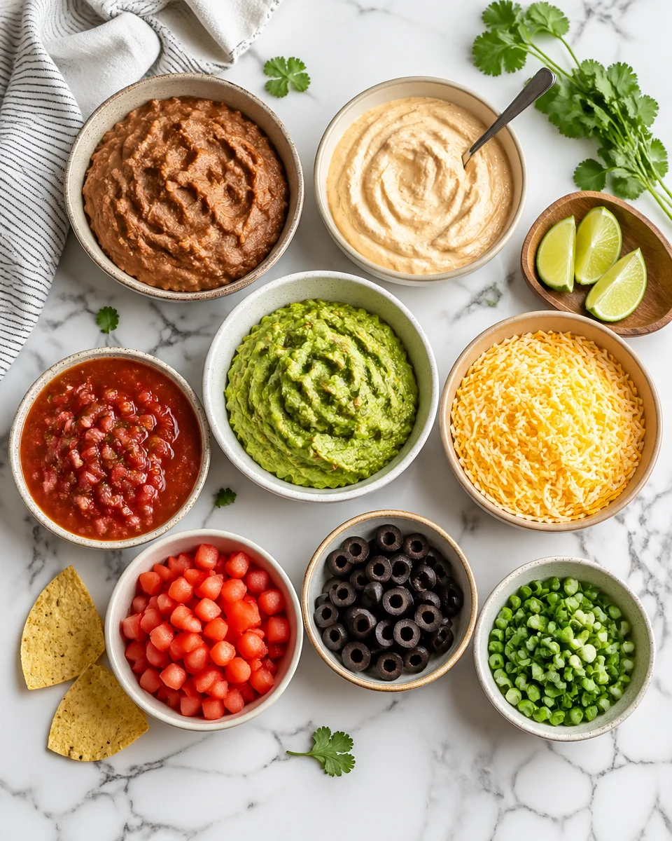 7 LAYER DIP Recipe