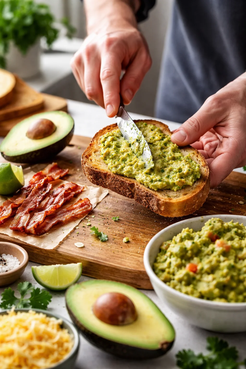 Bacon Guacamole Grilled Cheese Sandwich