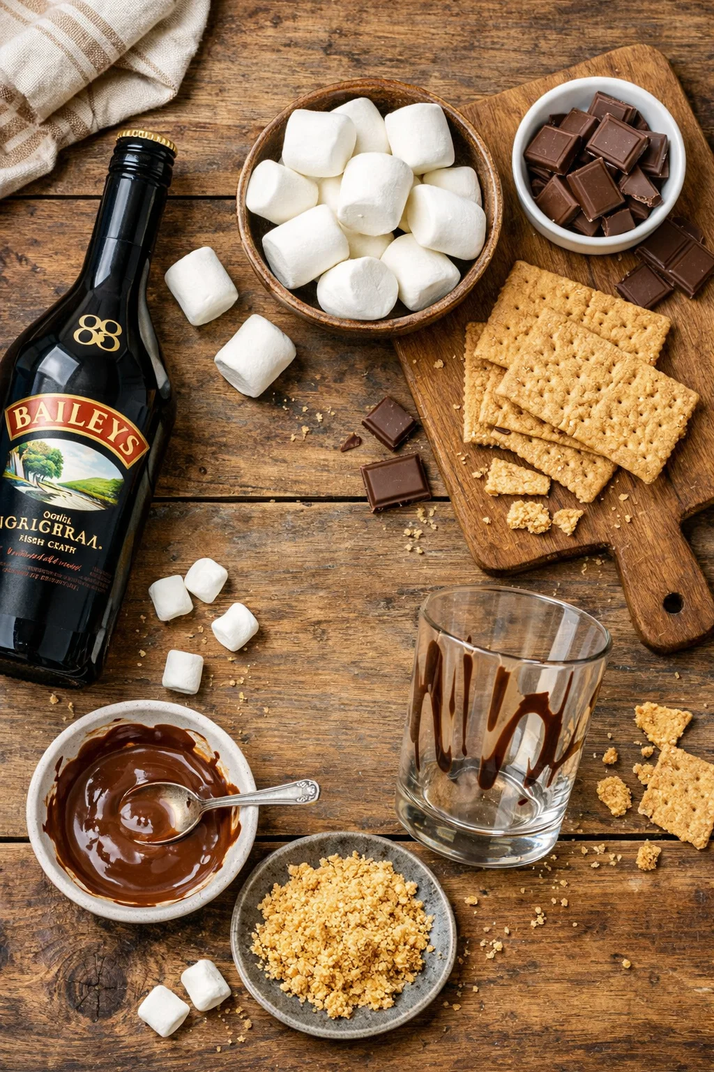 Bailey's S'mores Floats