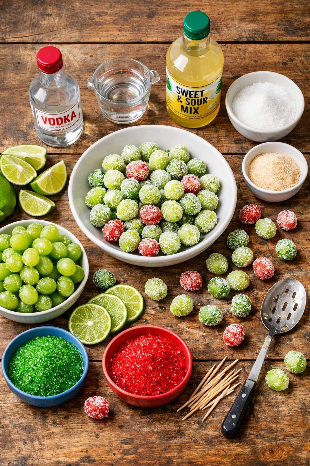 Boozy White Trash Grapes