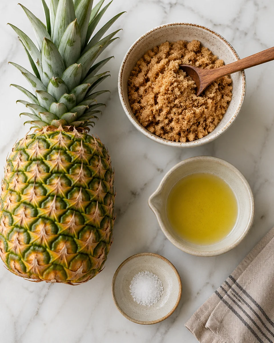 Brown Sugar Grilled Pineapple