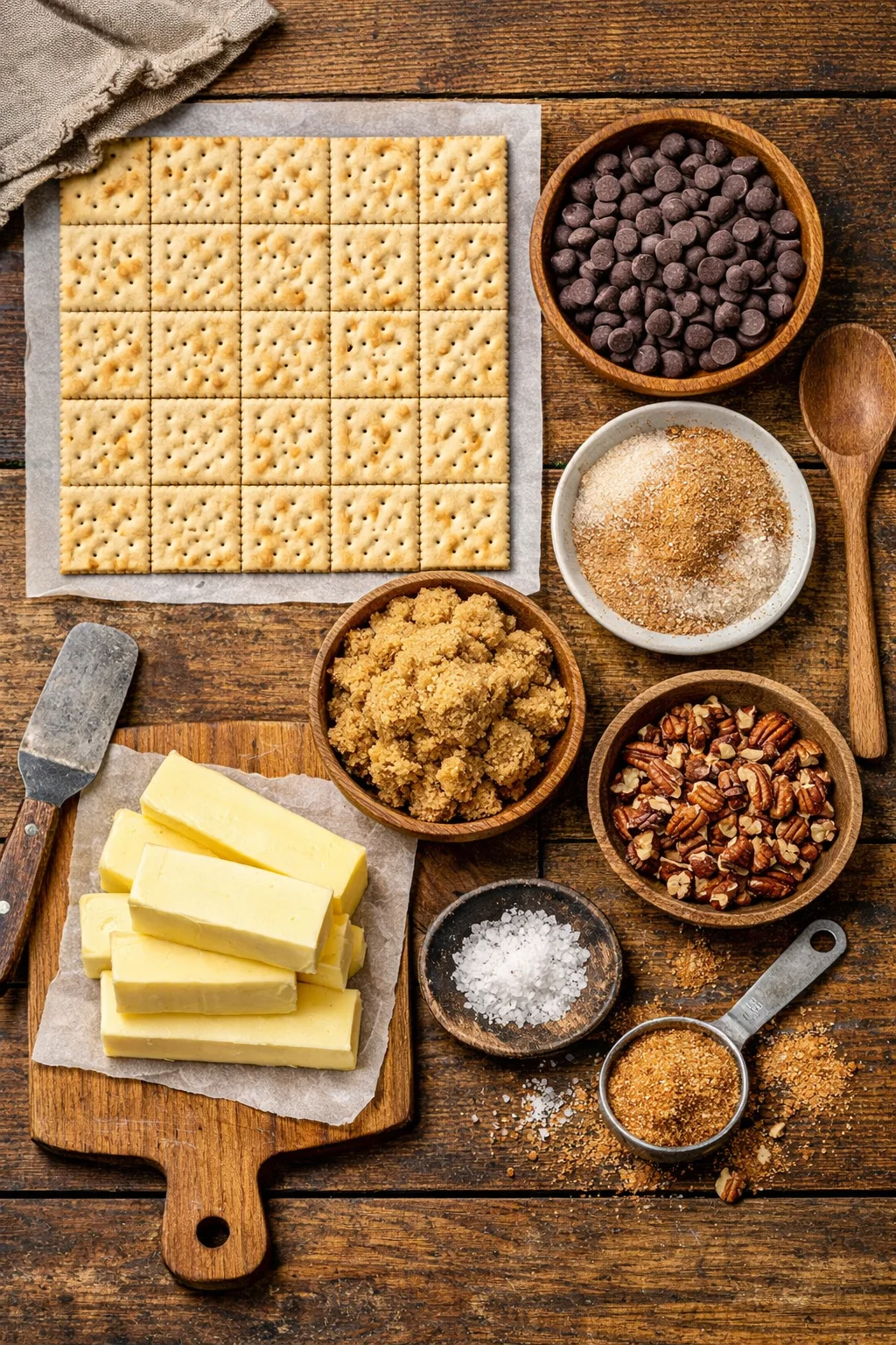 Churro Saltine Toffee