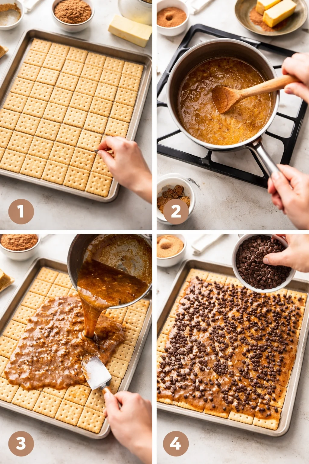 Churro Saltine Toffee