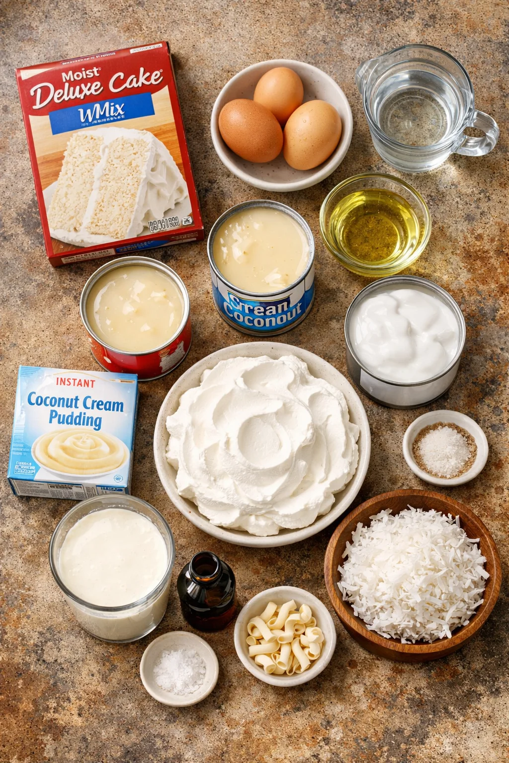 Coconut Cream Poke Cake