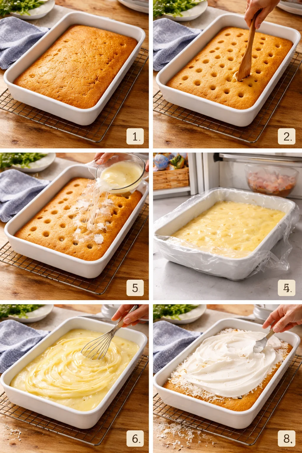 Coconut Cream Poke Cake