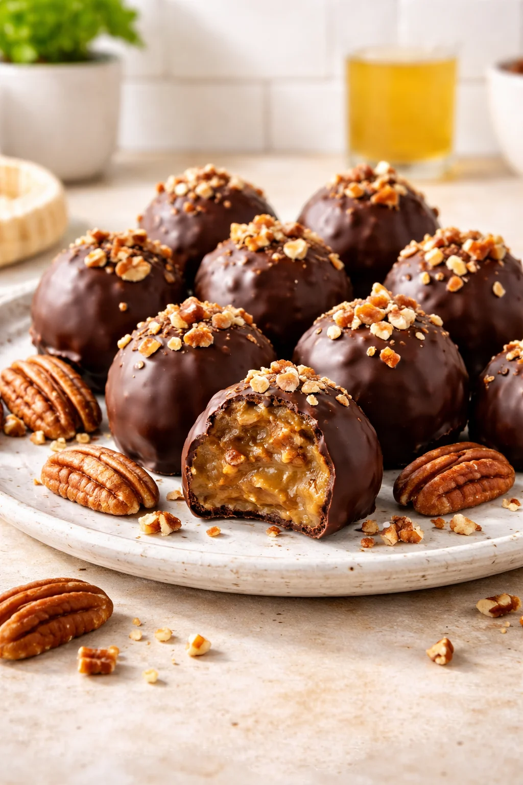 CONDENSED MILK PECAN BALLS