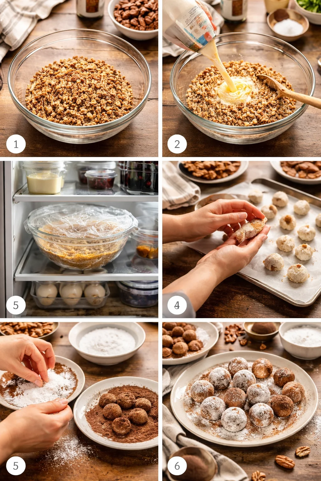 CONDENSED MILK PECAN BALLS