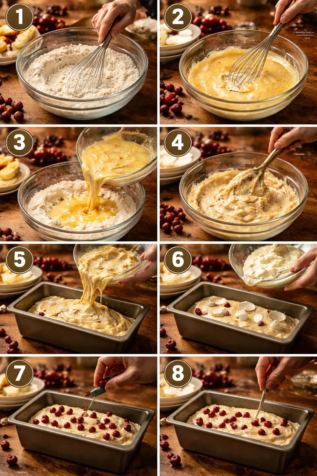 Cream Cheese Cranberry Bread