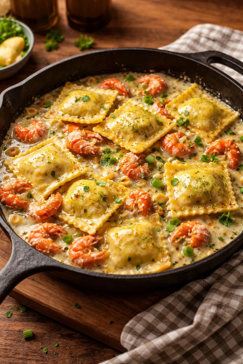 Creamy Crawfish Ravioli Recipe