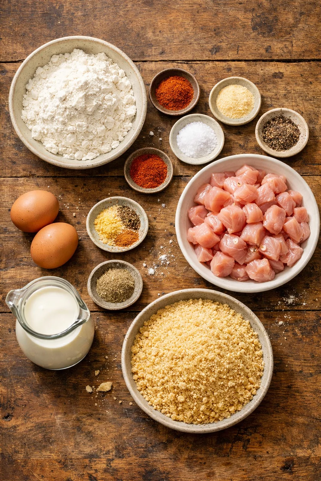 CRISPY POPCORN CHICKEN