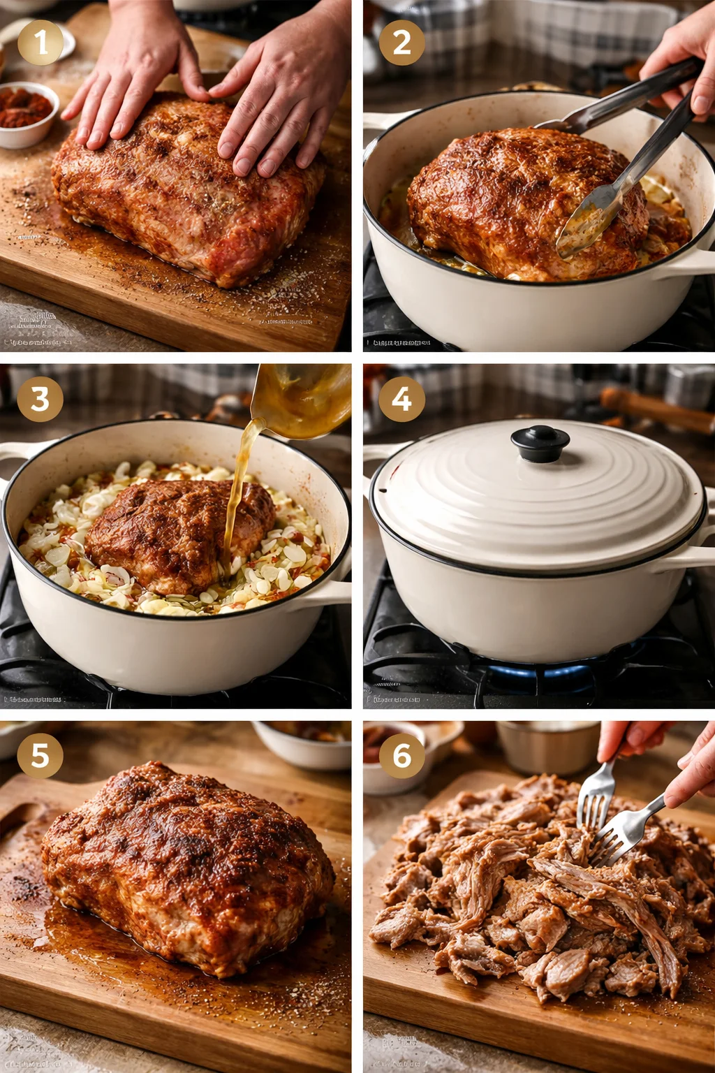 DUTCH OVEN PULLED PORK