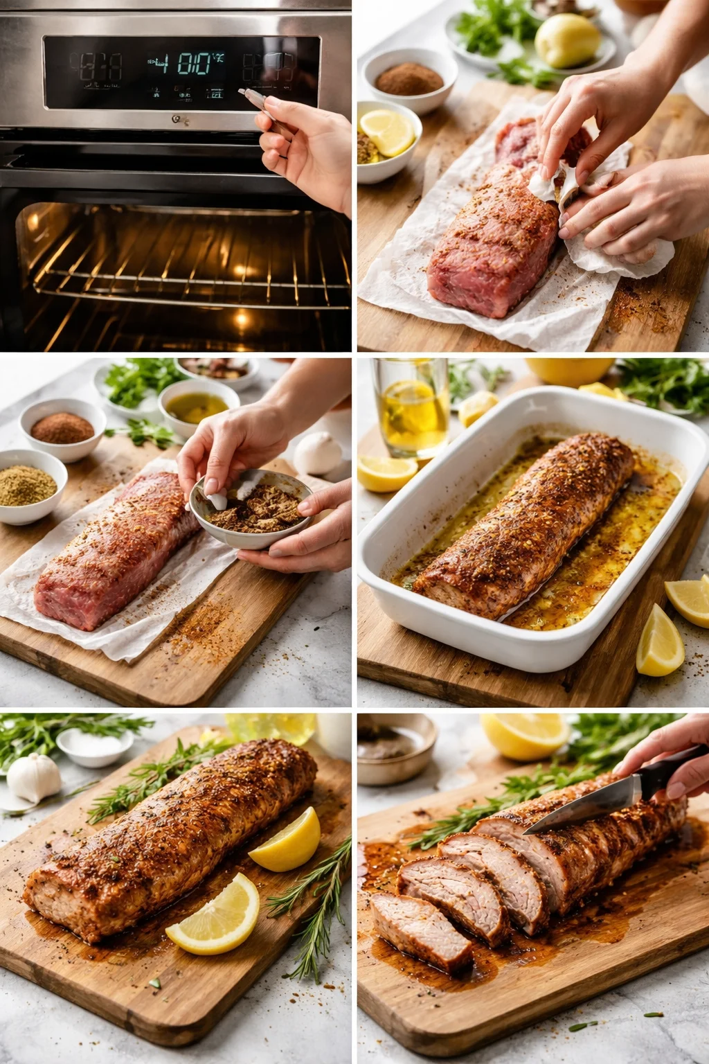 Easy Baked pork tenderloin