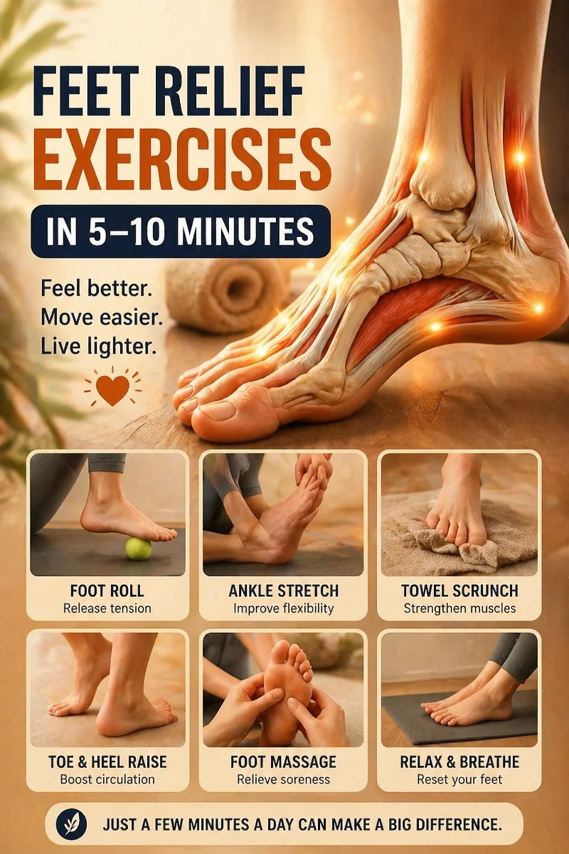 Feet Relief Exercises In 5–10 Minutes