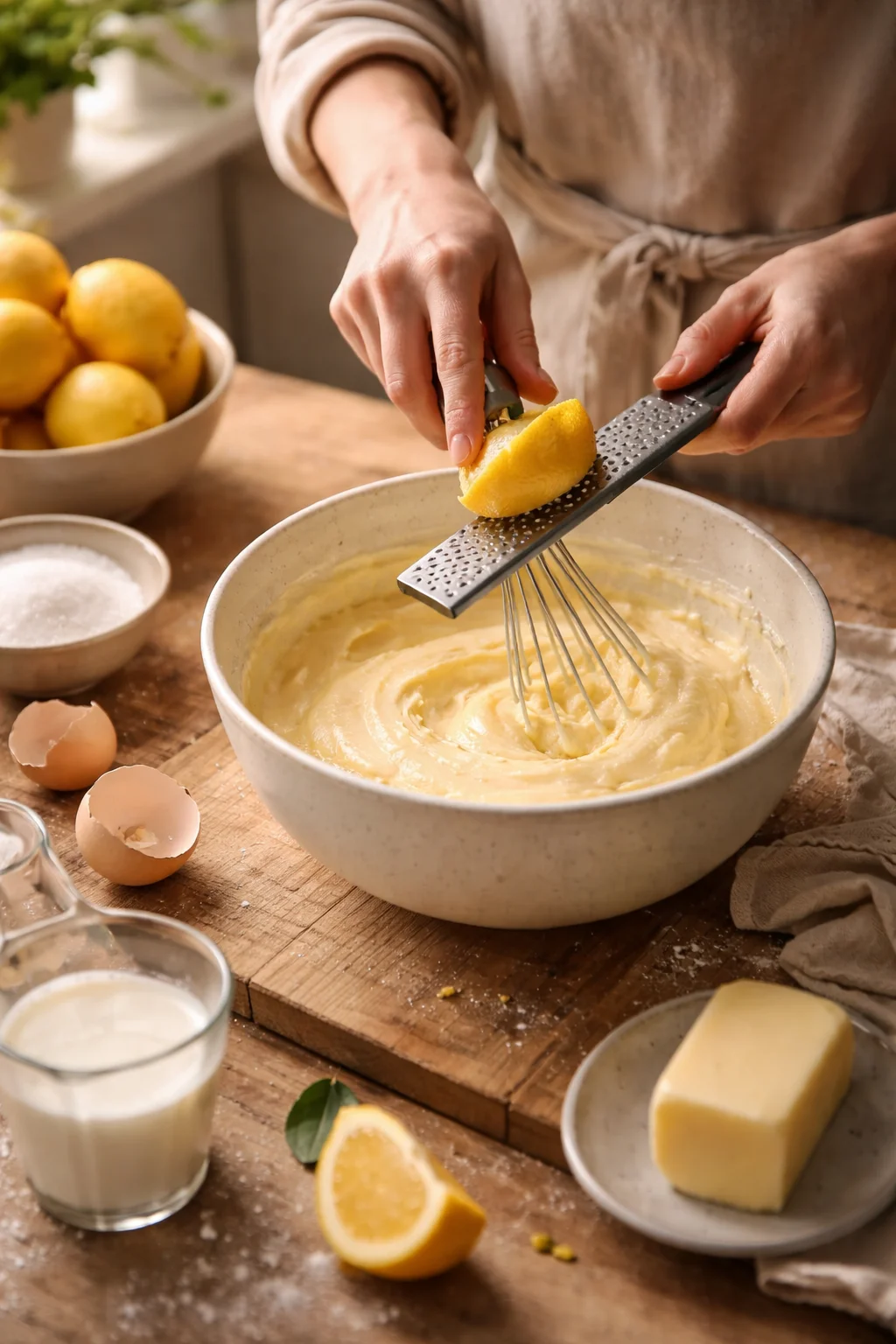 GRANDMA'S LEMON CUSTARD CAKE
