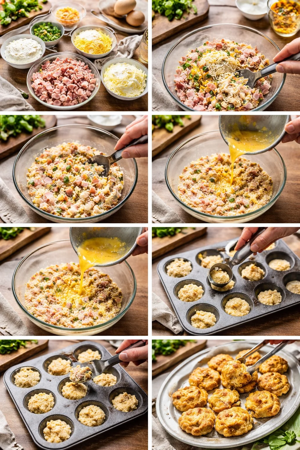 Ham and Cheese Bites
