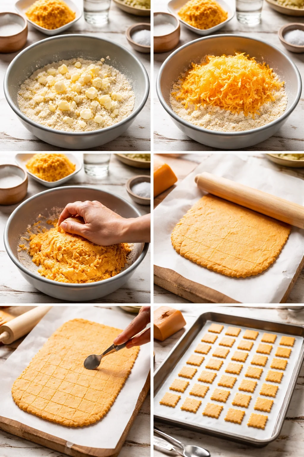 HOMEMADE CHEEZ-ITS
