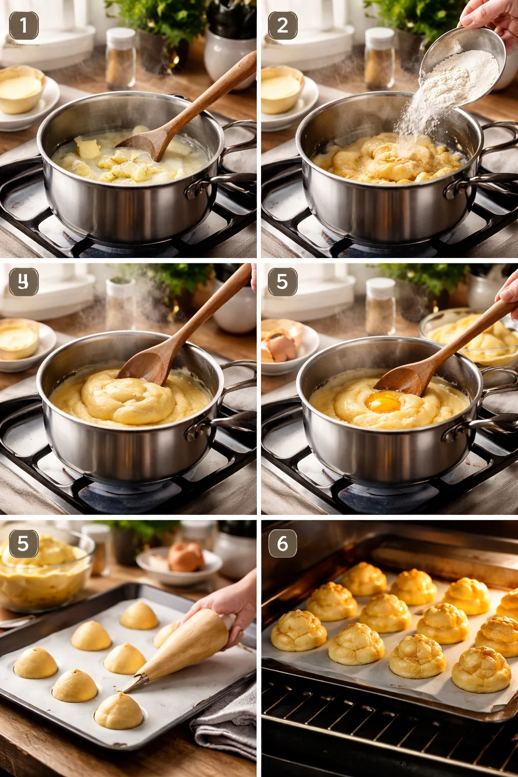 Homemade Cream Puffs