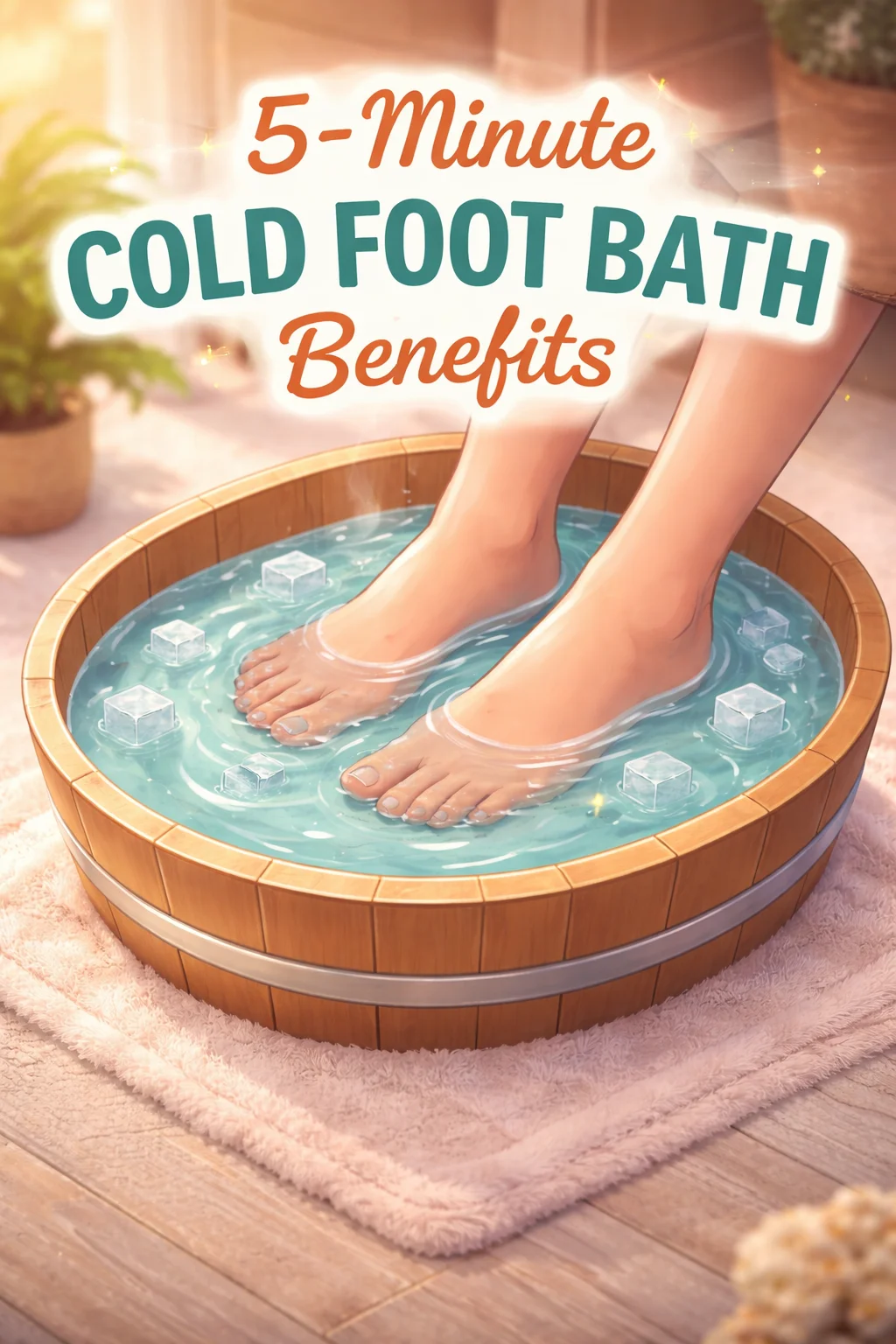 How A 5-Minute Cold Foot Bath Benefits You