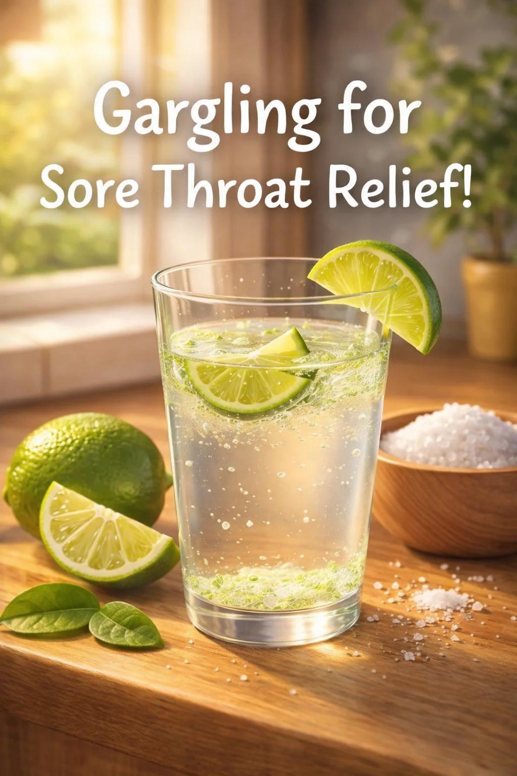 How Key Lime and Sea Salt Gargle Can Alleviate Sore Throat