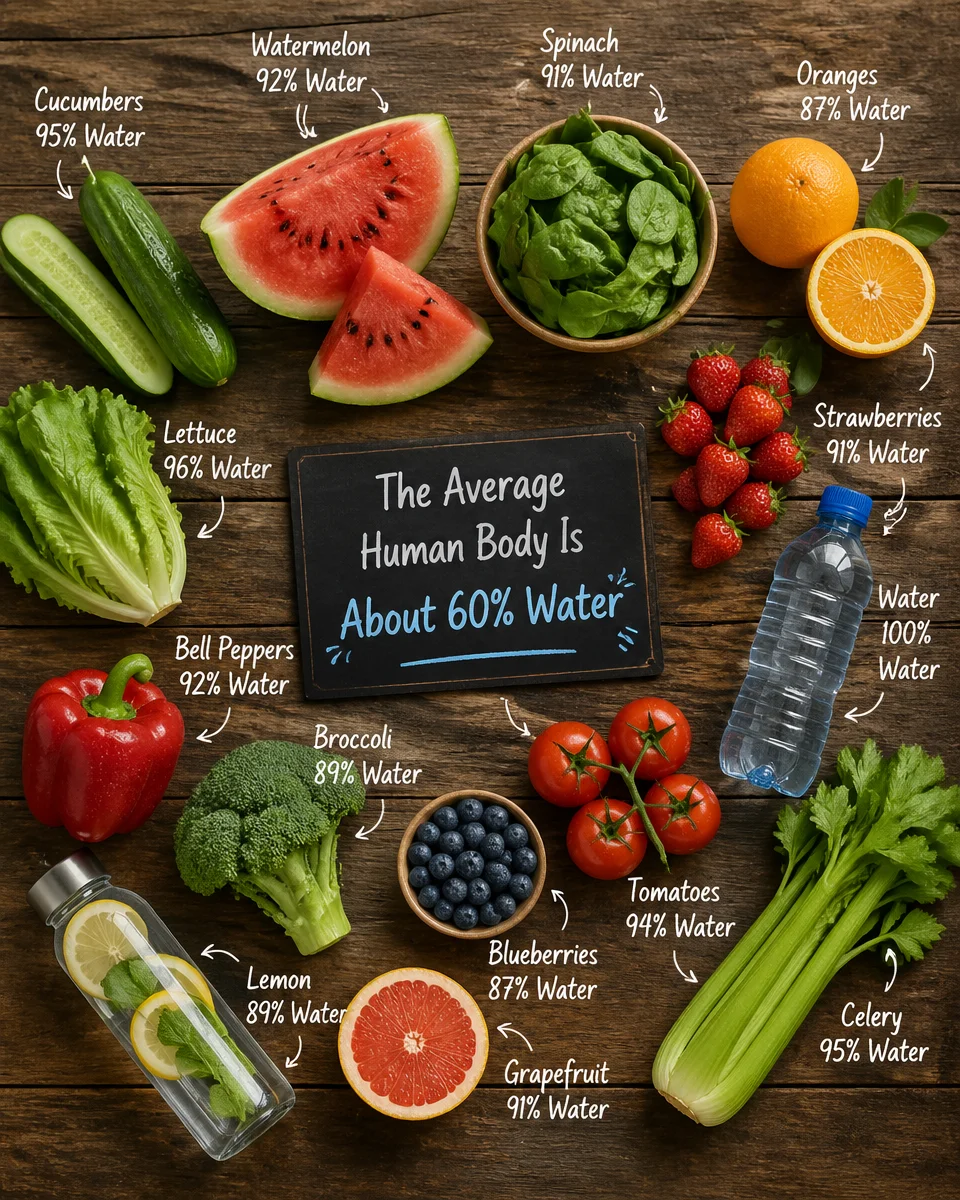 How Much Of Your Body Is Actually Water