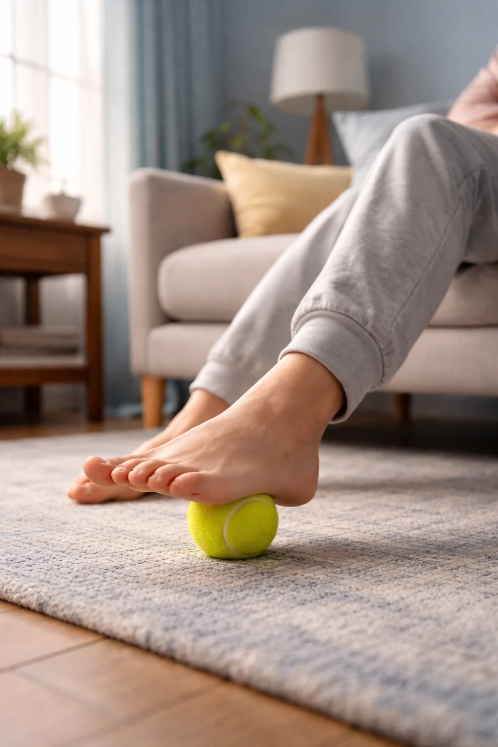 How Rolling a Ball Under Your Foot Eases Back and Foot Pain
