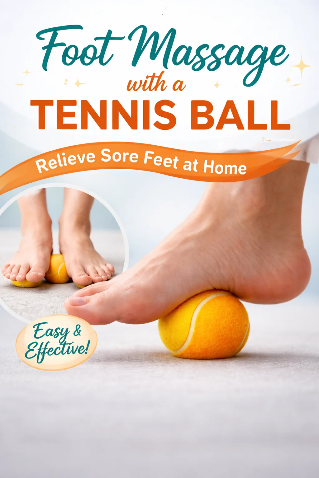 How Rolling a Ball Under Your Foot Eases Back and Foot Pain